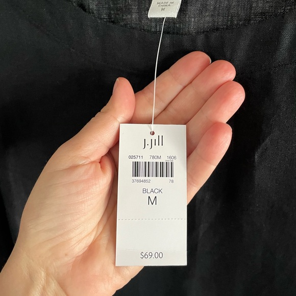 Nwt J.Jill PureJill Linen tunic - Picture 4 of 5